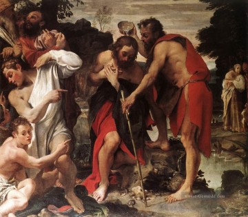  christus - die Taufe Christi Barock Annibale Carracci